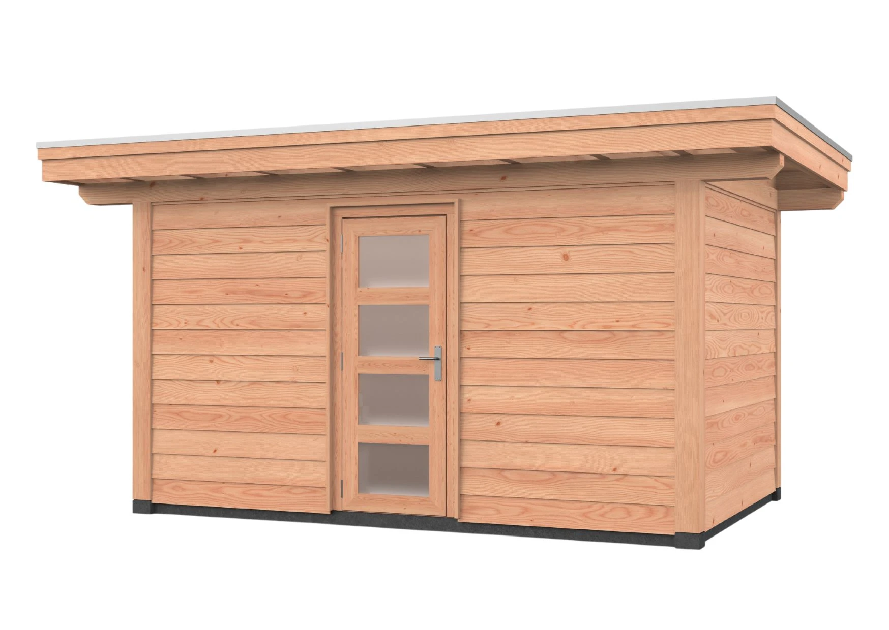 Douglas overkapping, 500 x 300, met schuur, Westwood Vrijbuiter - Afbeelding 1